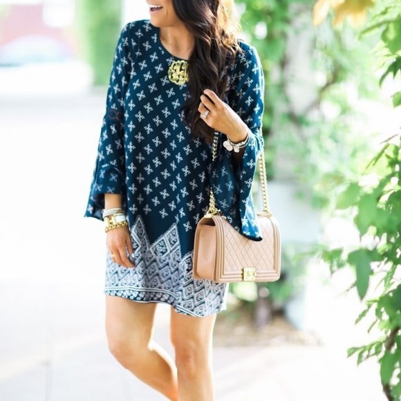 Revolve Band of Gypsies Printed Mini Dress - Picture 2 of 16